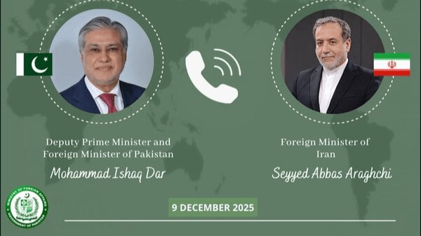 رایزنی وزیران امور خارجه ایران و پاکستان در ارتباط با مذاکرات مسقط